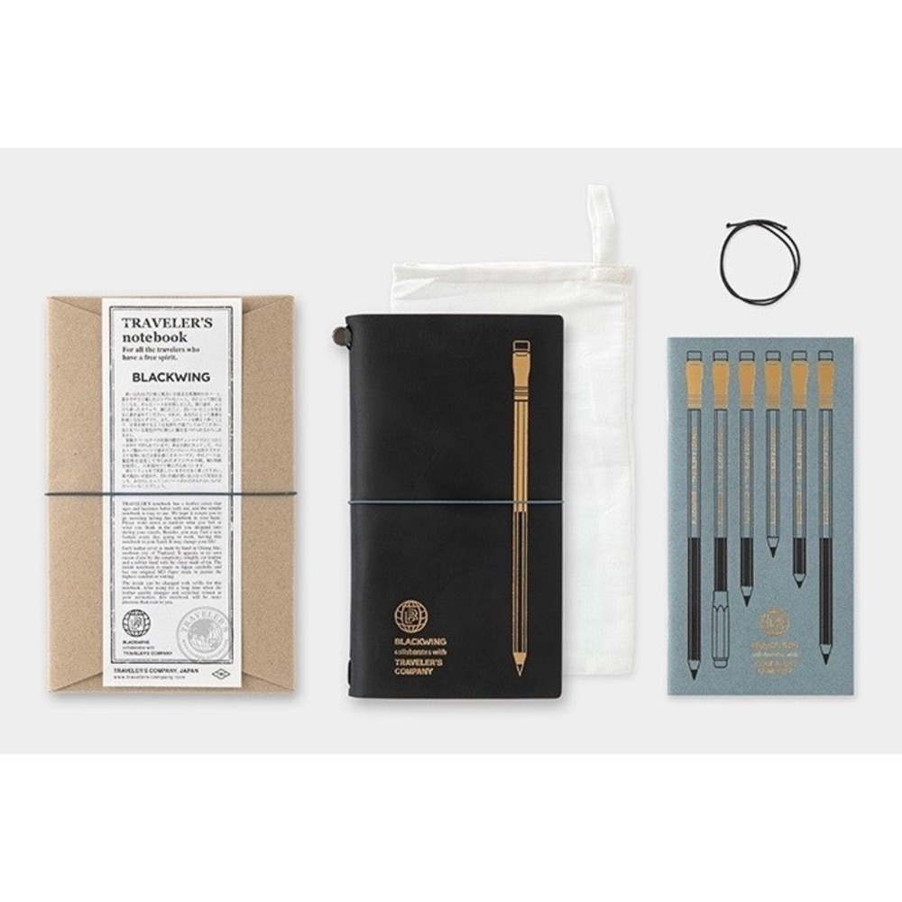 NEW Traveler's Notebook BLACKWING Edition Regular Limited JAPAN - Picture 2 of 15